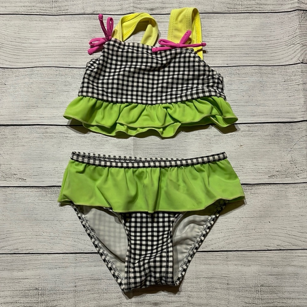 J. Khaki 2-Piece Swim Suit size 3T
